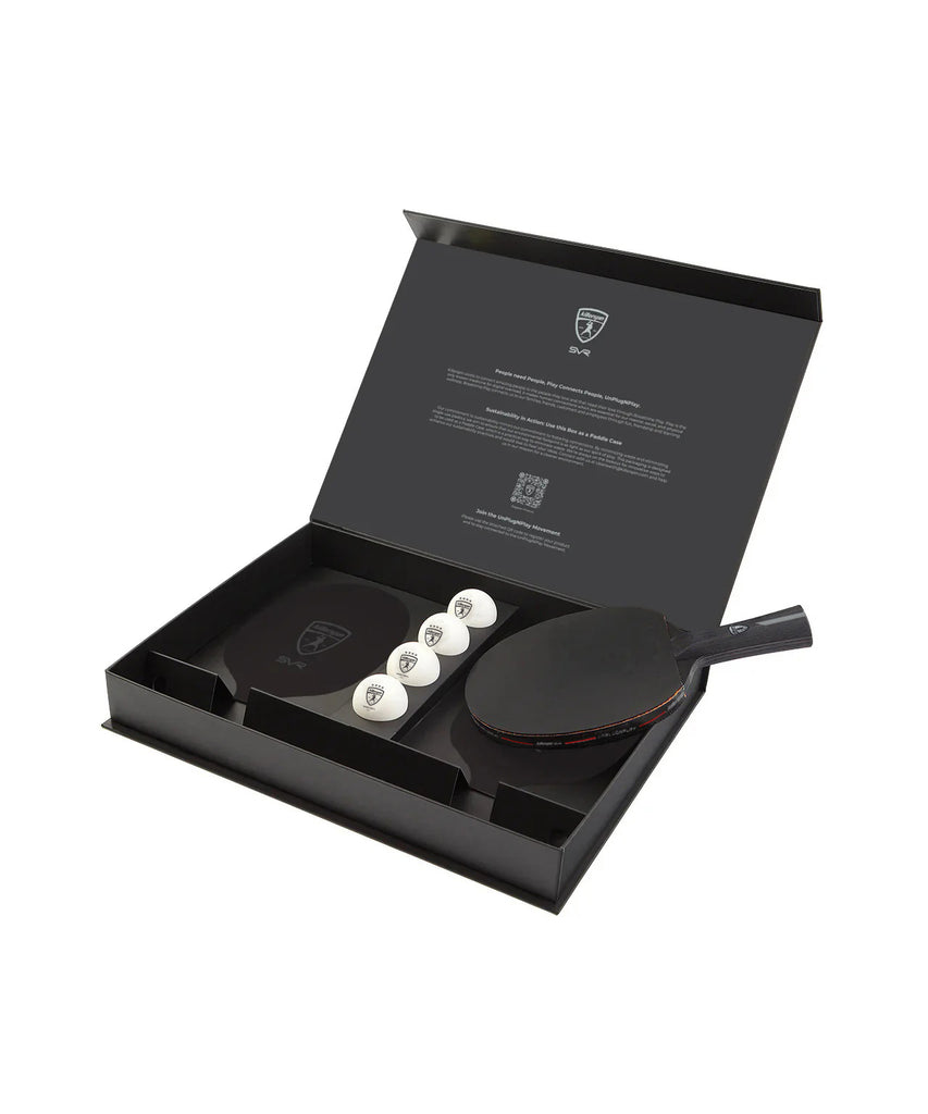 SVR 2U Black Ping Pong Paddle Set | Killerspin Table Tennis