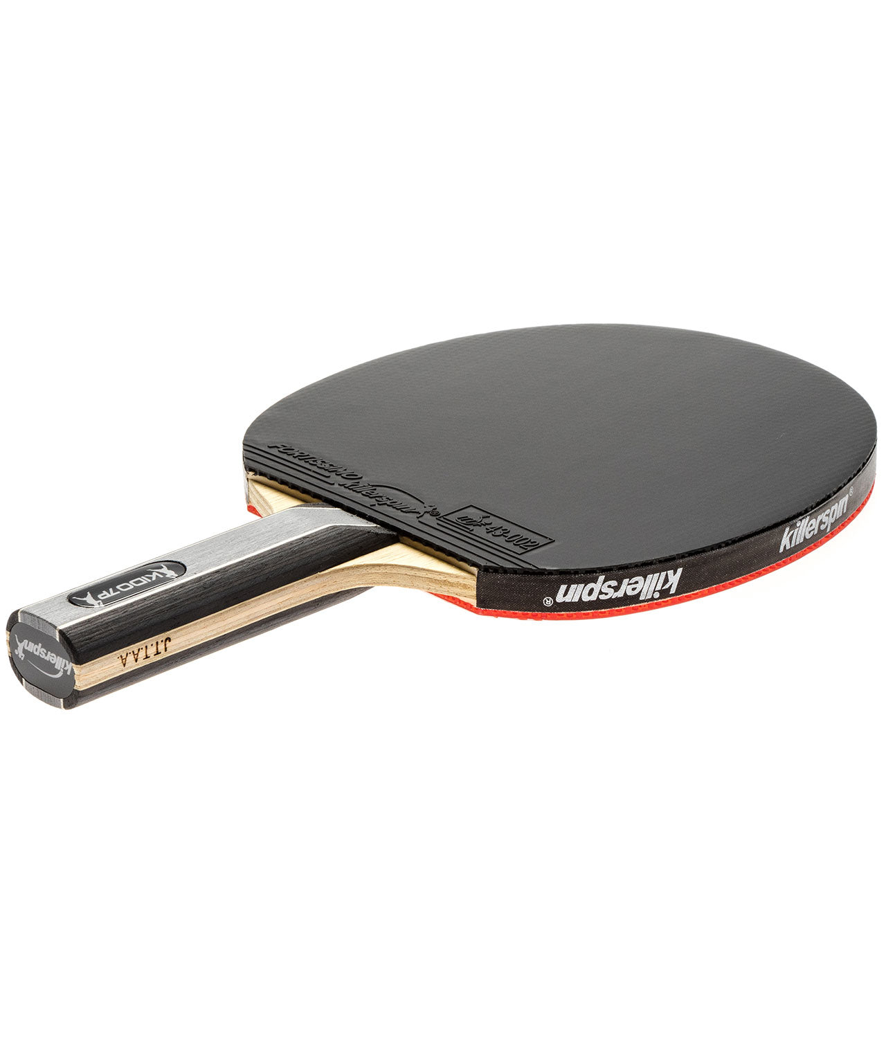 Kido 7P RTG Premium Killerspin Ping Pong Paddle Kido 7P RTG Premium - Straight Black Fortissimo Rubber