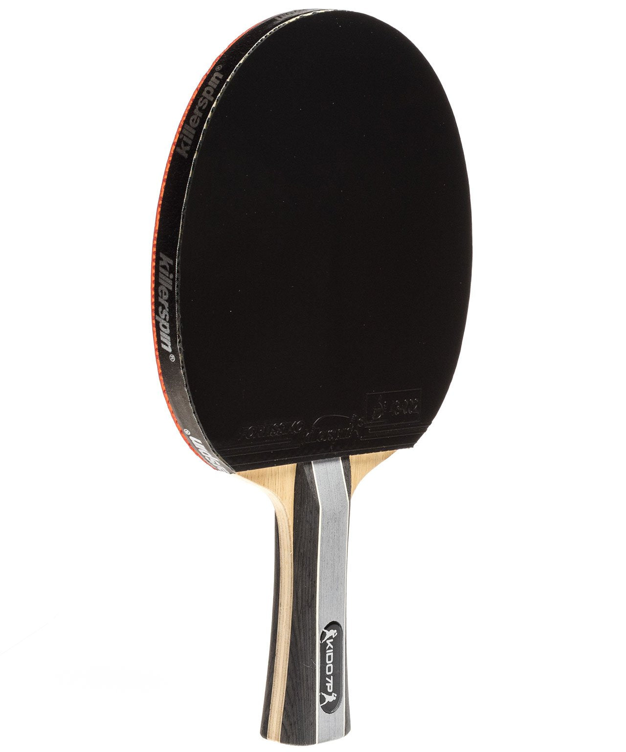 Kido 7P RTG Premium Killerspin Ping Pong Paddle Kido 7P RTG Premium - Flared Black Fortissimo Rubber