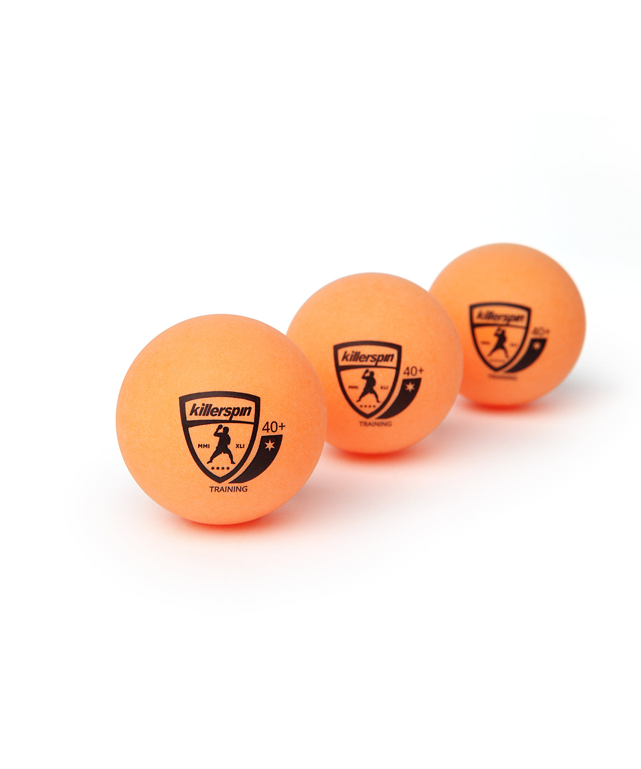 Killerspin 25 Pack - Training Balls 40+ (Orange) Killerspin Training Ping Pong Orange Balls - Multiple Balls