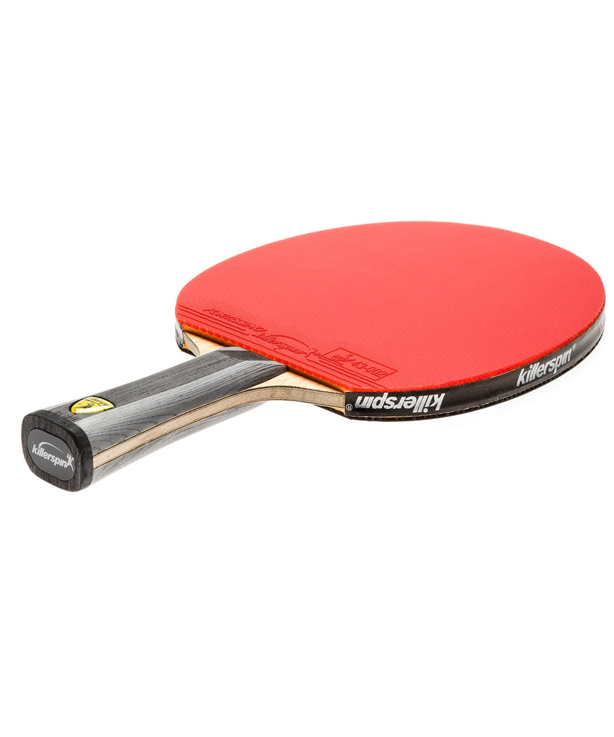 Killerspin Ping Pong Paddle Diamond TC Premium - Flared Red Fortissimo Rubber