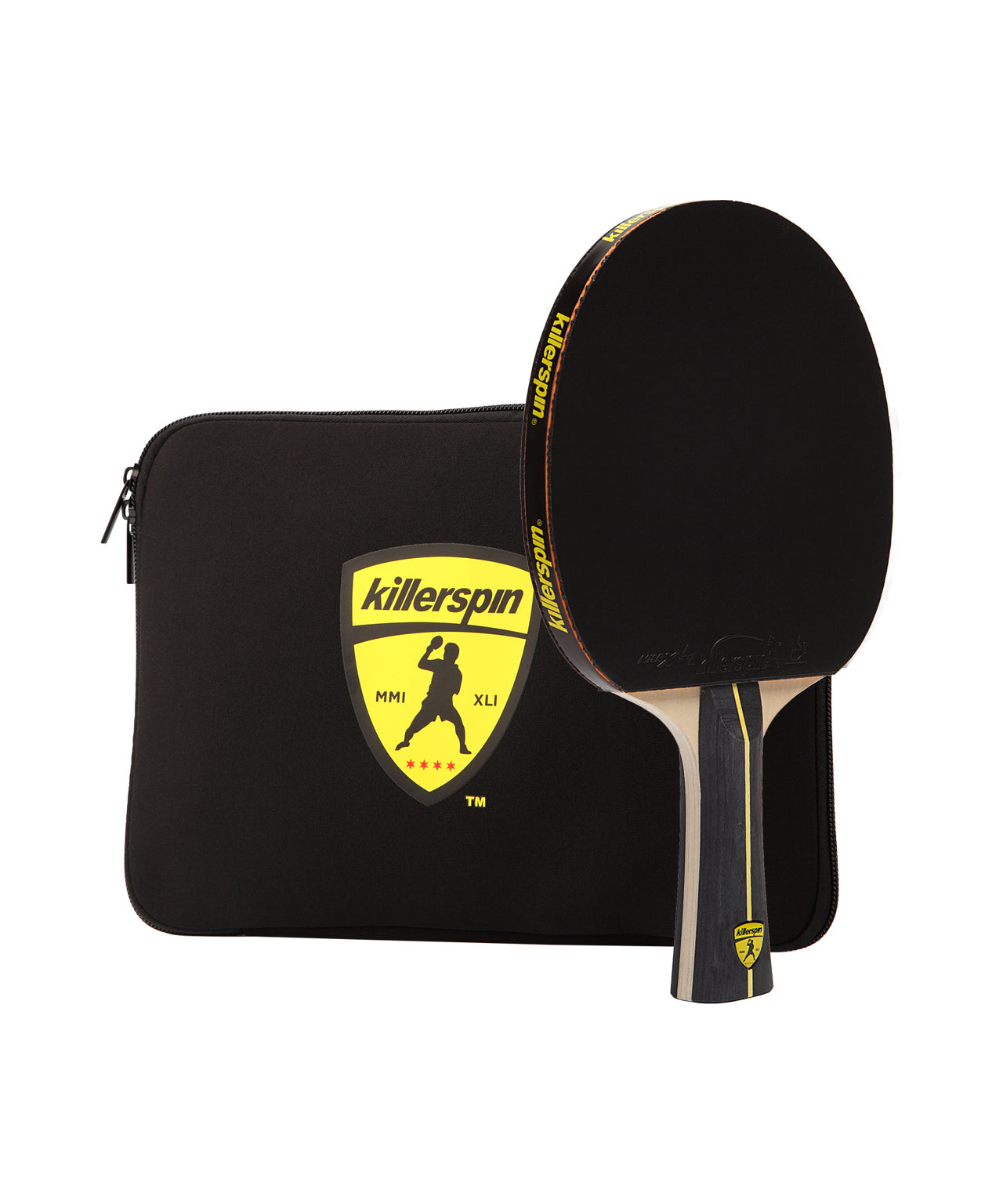 JET BLACK COMBO Killerspin Jet Black Combo Ping Pong Paddle Case