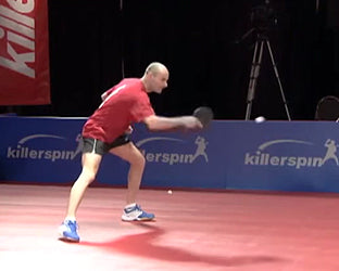 Backhand Fishing in Table Tennis