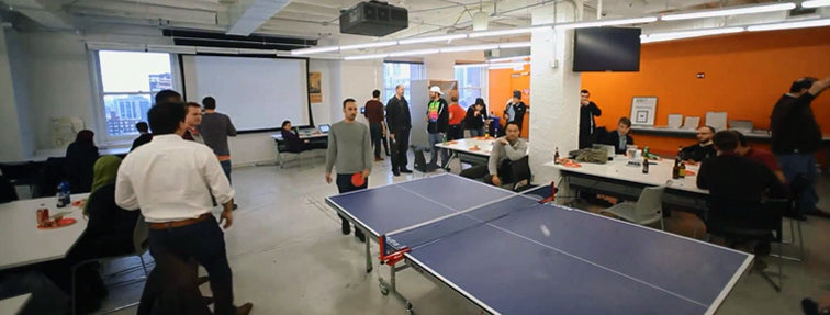 A break from the hectic work day - #UnPlugNPlay Ping Pong