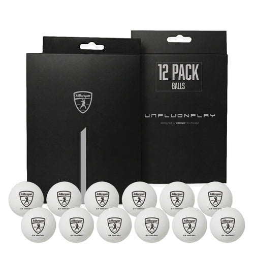 Killerspin ( 12 pack or 25 pack )- 4 Star Hardball 40+ (White)