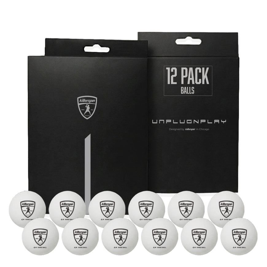 Killerspin ( 12 pack or 25 pack )- 4 Star Hardball 40+ (White)