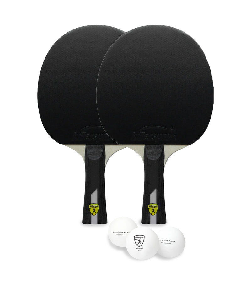 Killerspin Jet Set 2-pack Table Tennis Racket Set Ping Pong Paddle Set Jet Set Table Tennis Rackets Combo Pack - 2