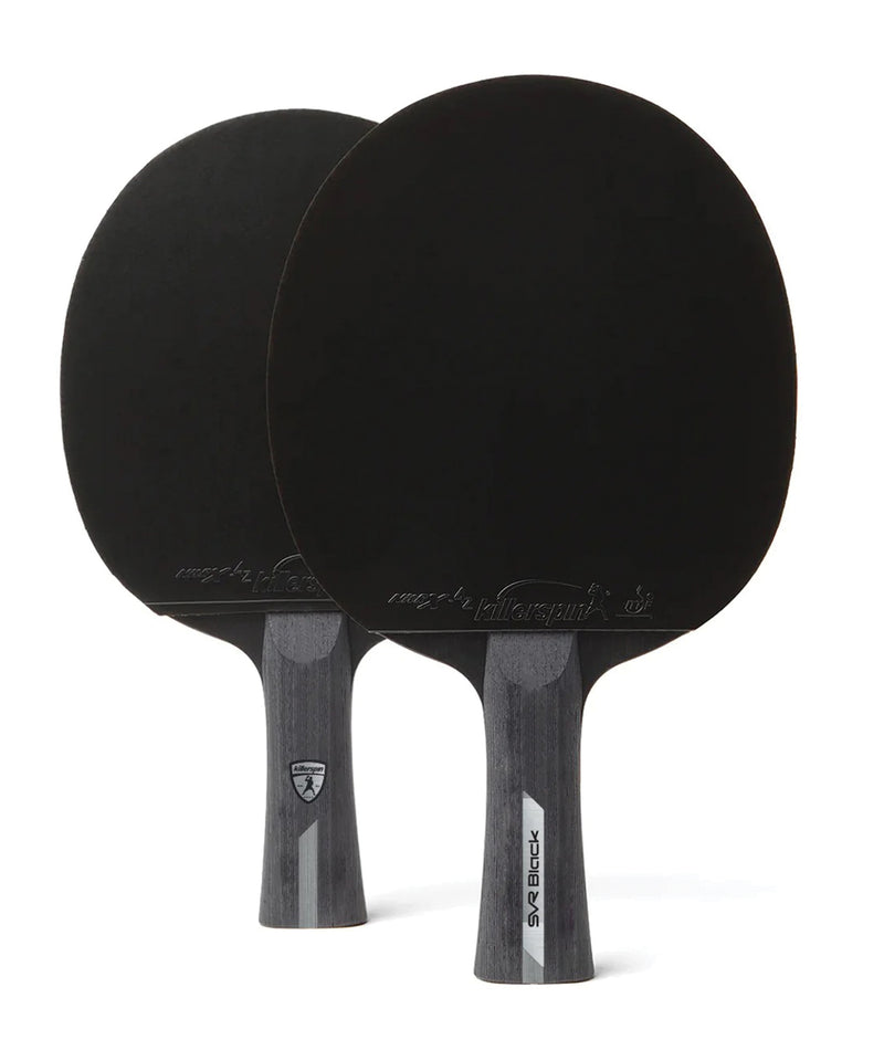 SVR 2U Black Ping Pong Paddle Set | Killerspin Table Tennis