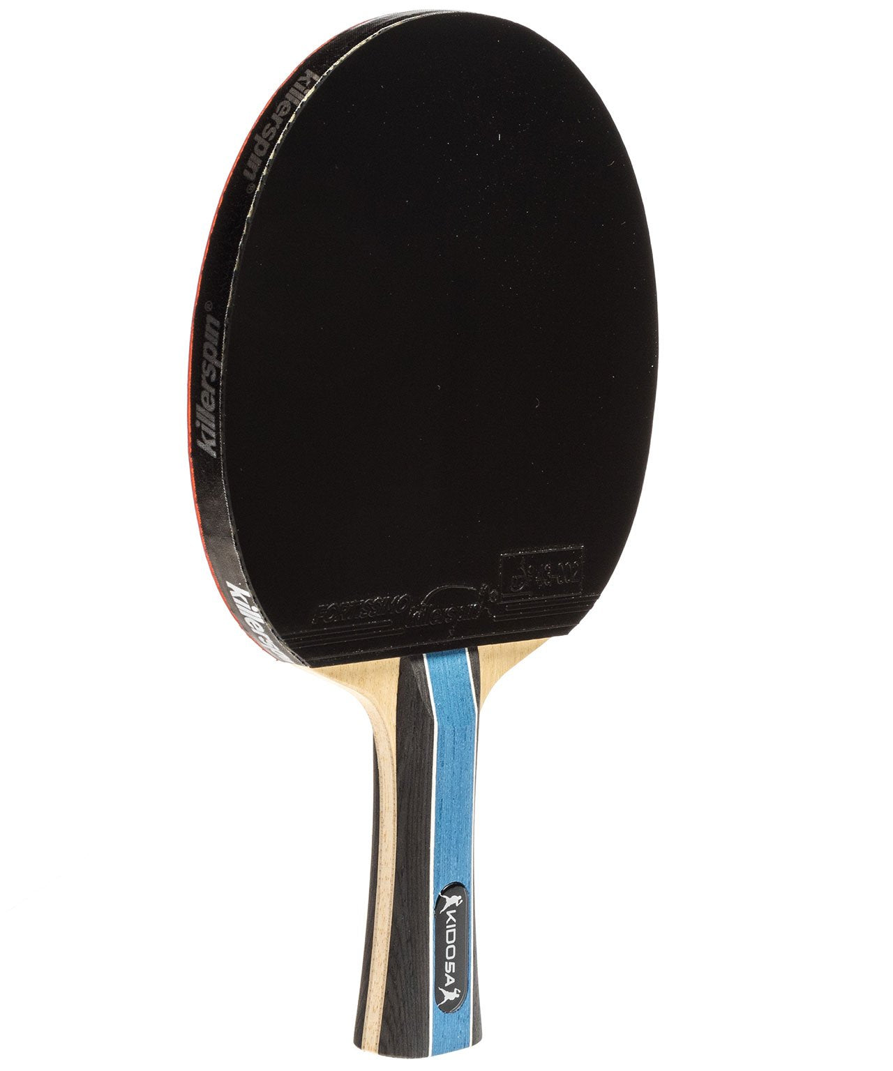 Killerspin Ping Pong Paddle Kido 5A RTG Premium - Flared Black Fortissimo Rubber