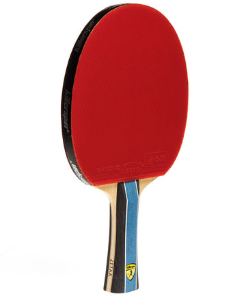 Killerspin Ping Pong Paddle Kido 5A RTG Premium - Flared Red Fortissimo Rubber