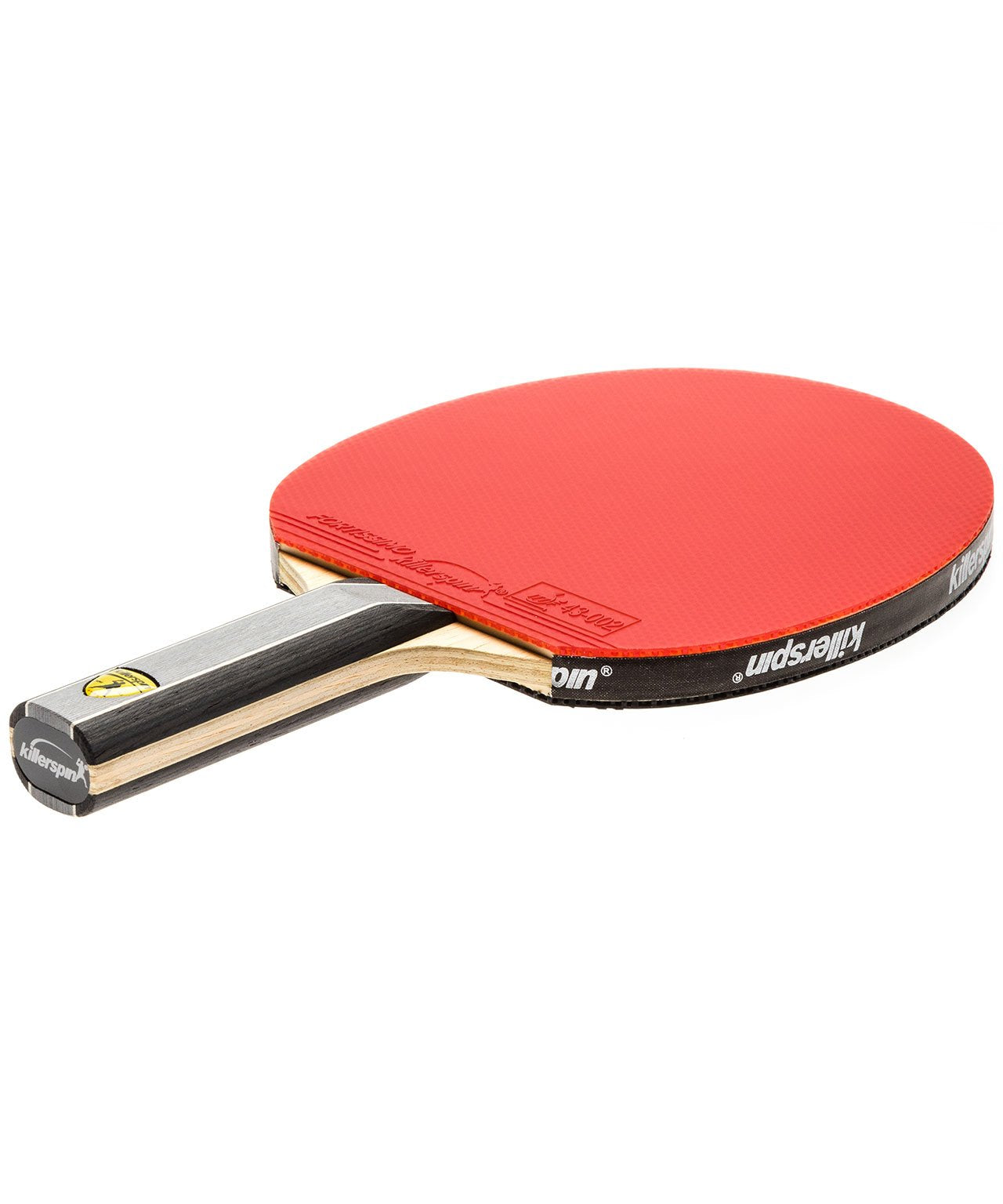 Killerspin Ping Pong Paddle Kido 7P RTG Premium - Straight Red Fortissimo Rubber