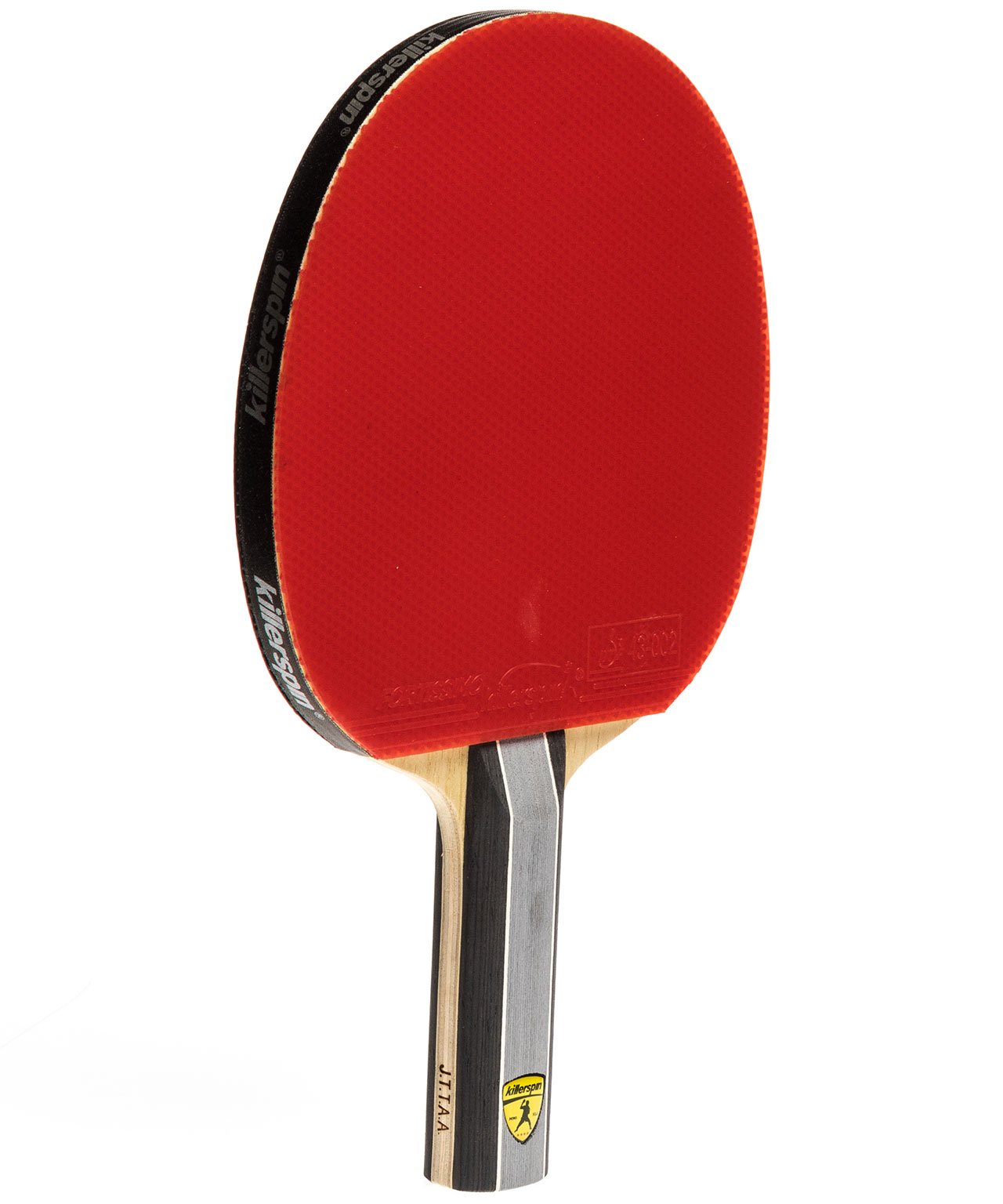Killerspin Ping Pong Racket Kido 7P RTG Premium - Straight Red Fortissimo Rubber