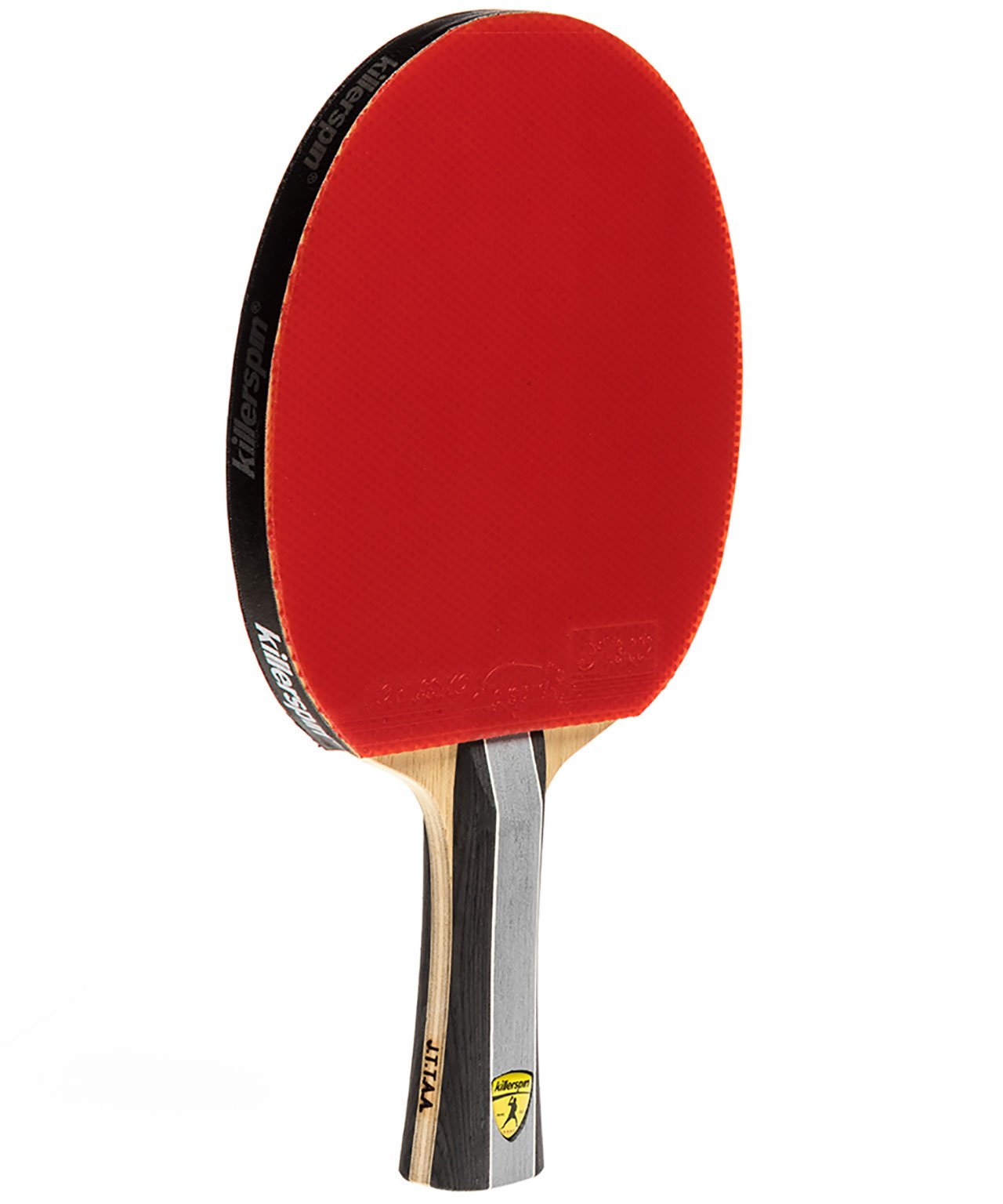 Killerspin Ping Pong Paddle Kido 7P RTG Premium - Flared Red Fortissimo Rubber