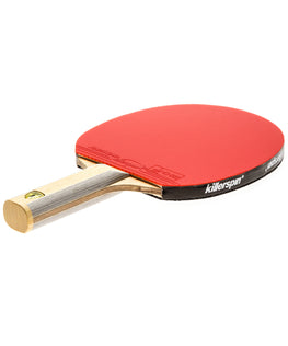 Killerspin Ping Pong Paddle Diamond CQ Premium - Straight Red Fortissimo Rubber