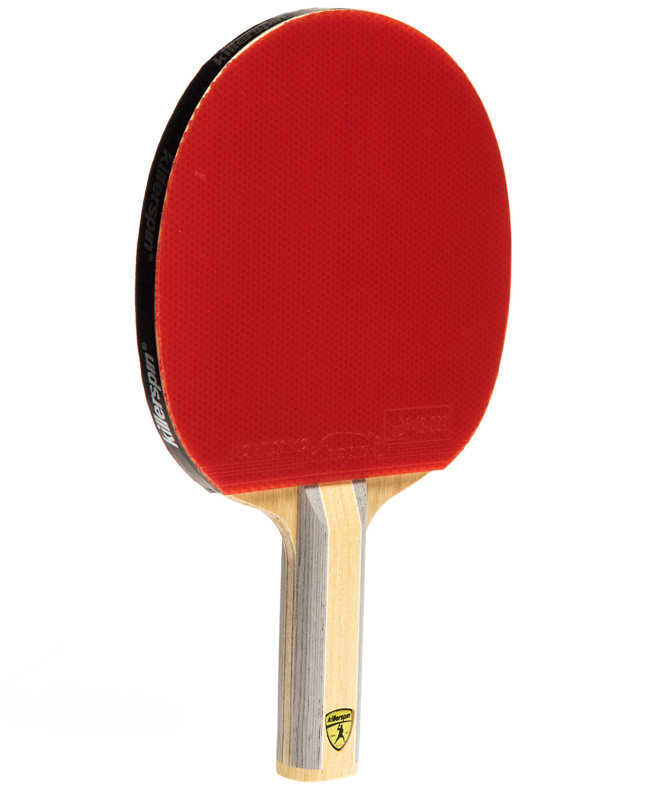 Killerspin Ping Pong Racquet Diamond CQ Premium - Straight Red Fortissimo Rubber