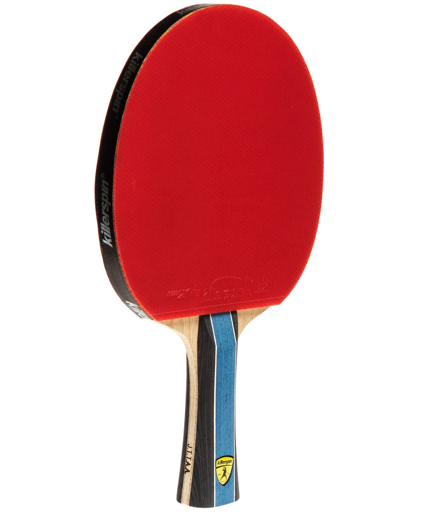 Killerspin Ping Pong Racket Kido 5A RTG - Flared Red Rubber