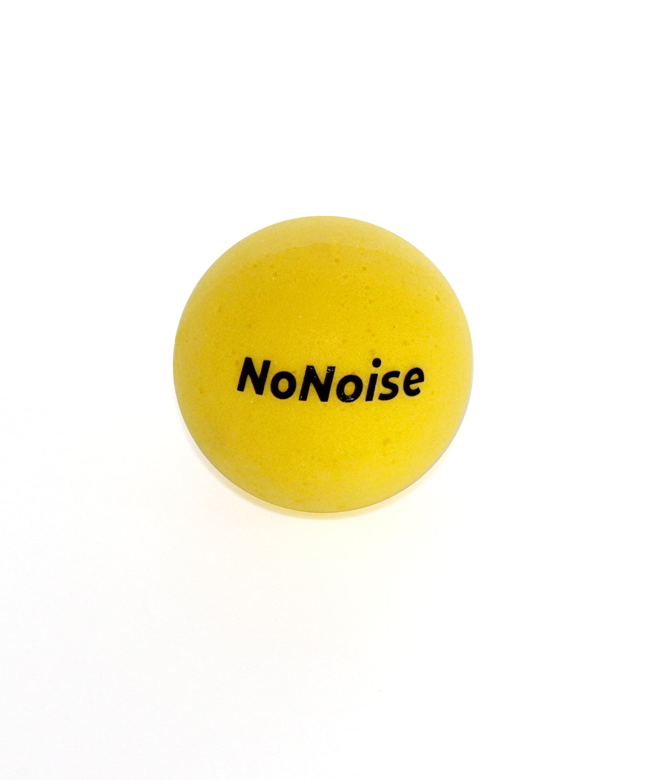 Killerspin NoNoise - Pelotas de ping pong silenciosas, paquete de 3  unidades, color amarillo