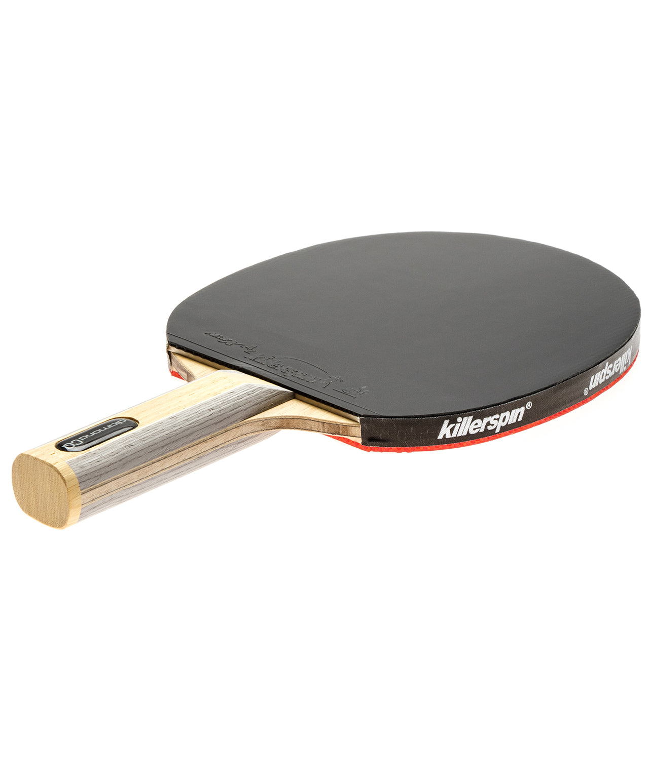 Killerspin Ping Pong Paddle Diamond CQ - Srait Handle Black Rubber