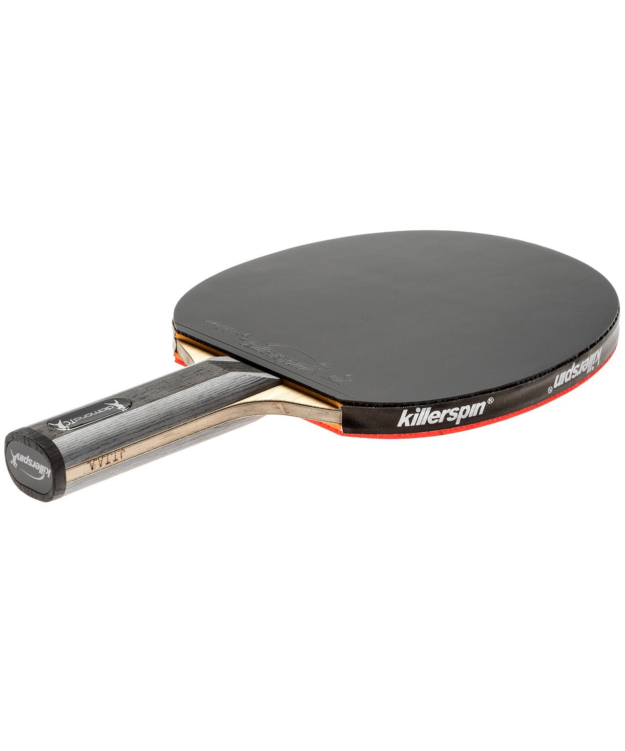 Killerspin Ping Pong Paddle Diamond TC - Straight Black Rubber