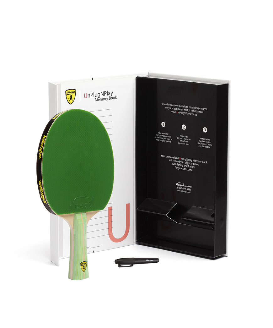 Killerspin Ping Pong Paddle Jet200 Lime - Gift