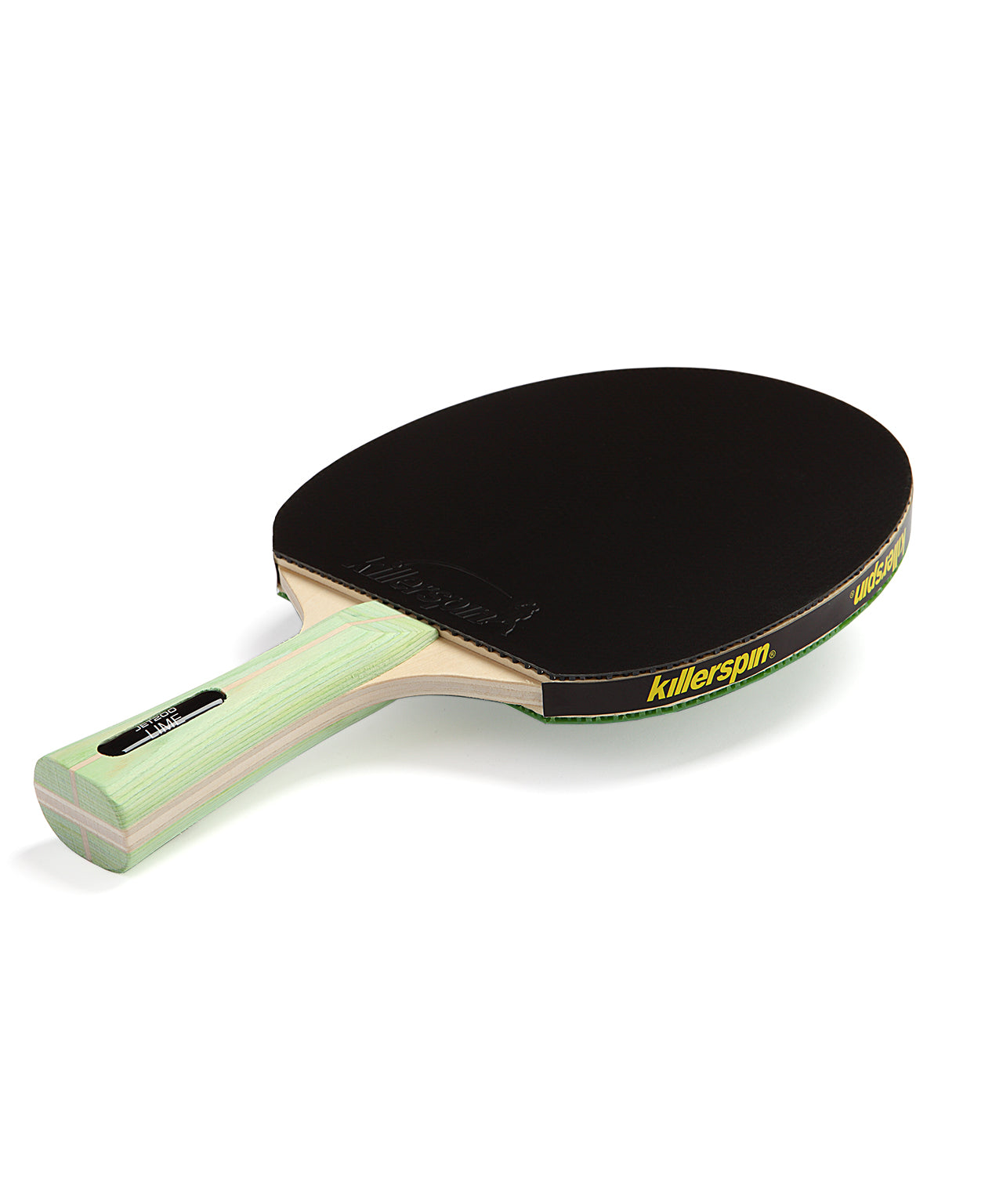Killerspin Ping Pong Paddle Jet200 Lime - Black Rubber