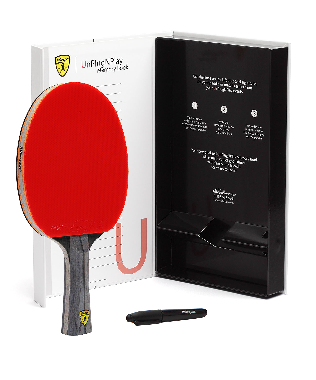Killerspin Ping Pong Paddle Jet600 Spin N2 - Gift