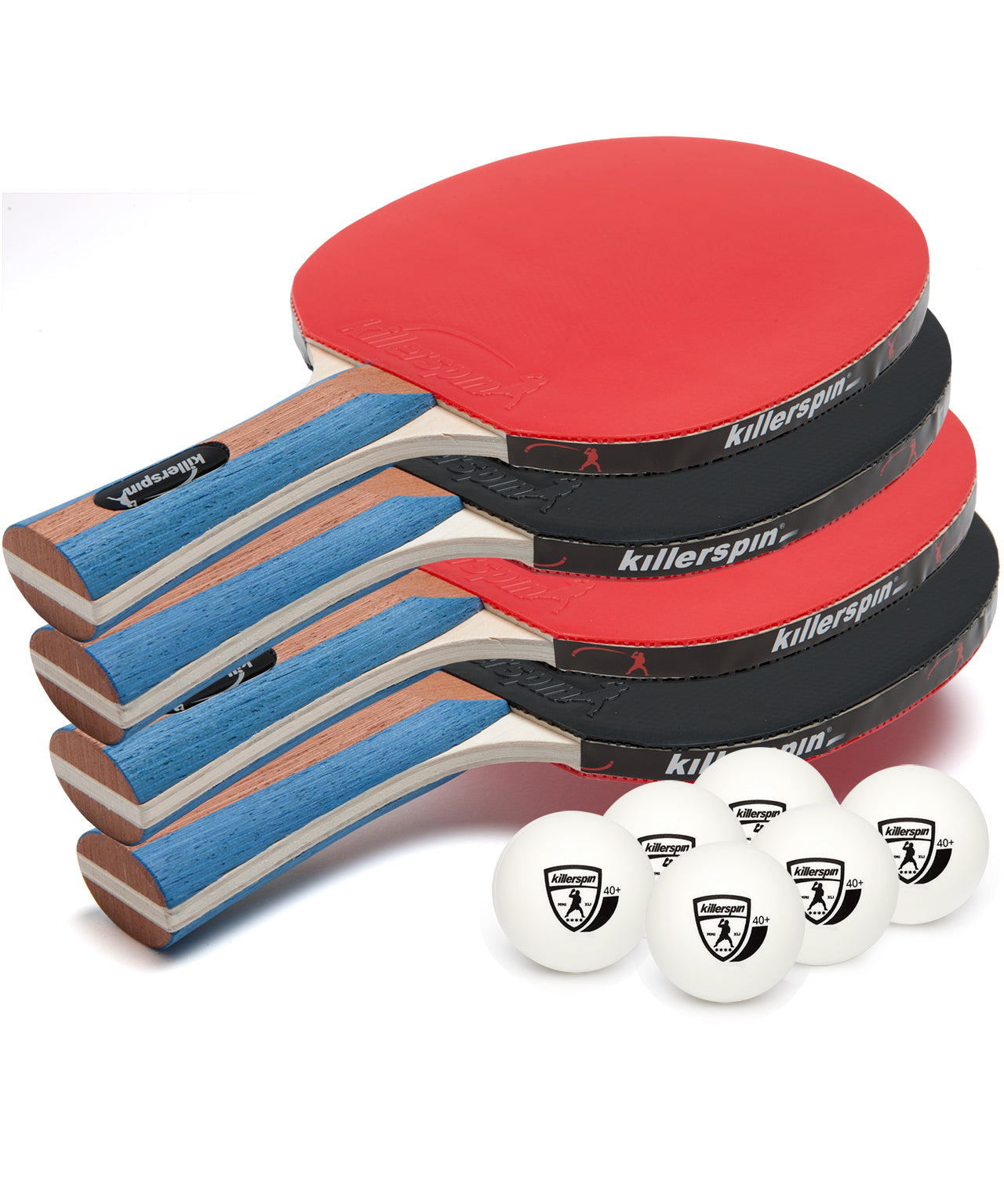 Killerspin Ping Pong Paddle Set JetSet4 Premium