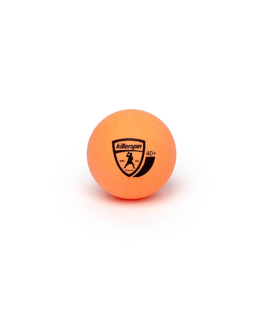 Killerspin Ping Pong Paddle Set JetSet4 - Orange Ball