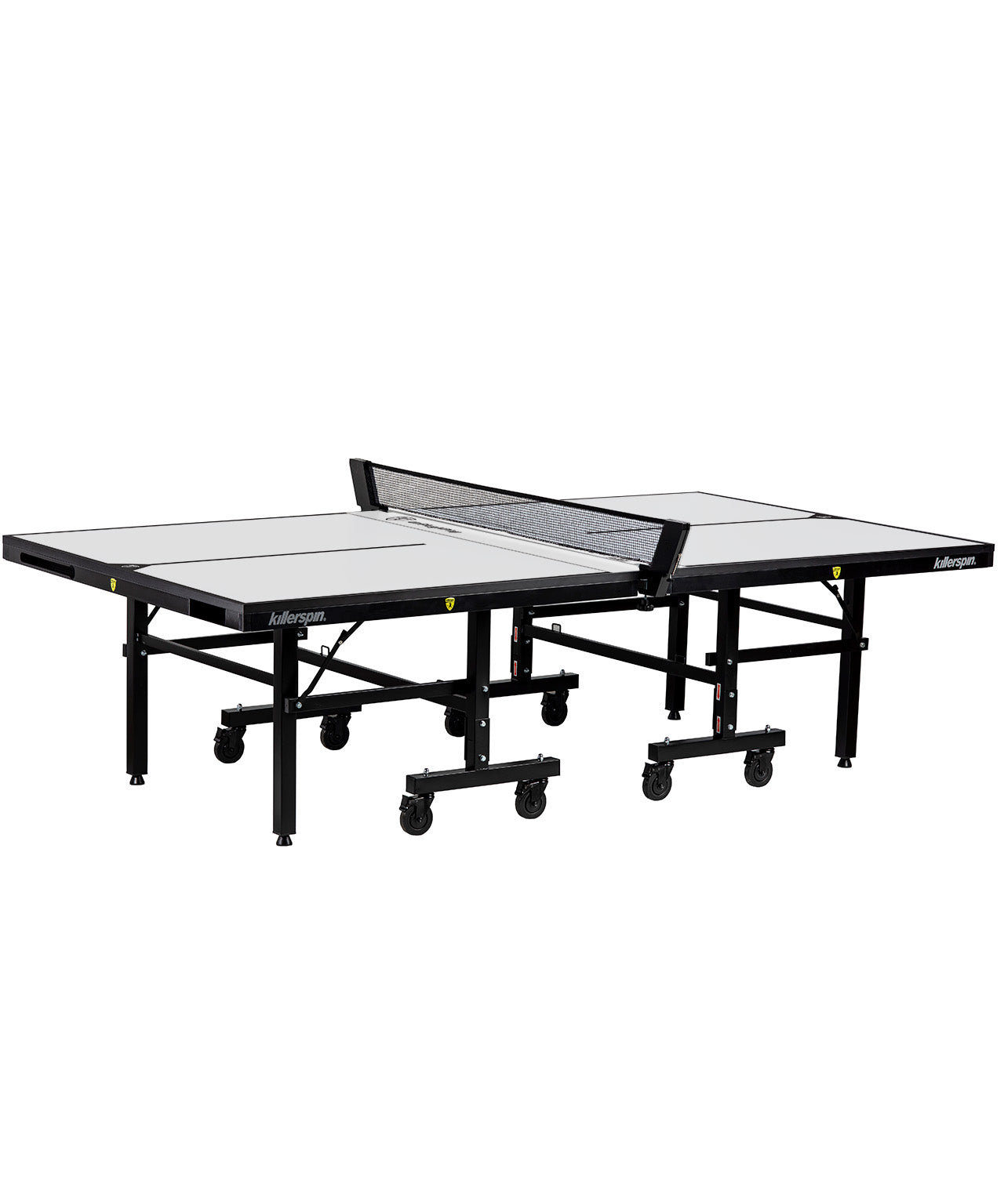 Killerspin Indoor Ping Pong Table UnPlugNPlay415 Max Vanilla Black frame White top model 2020