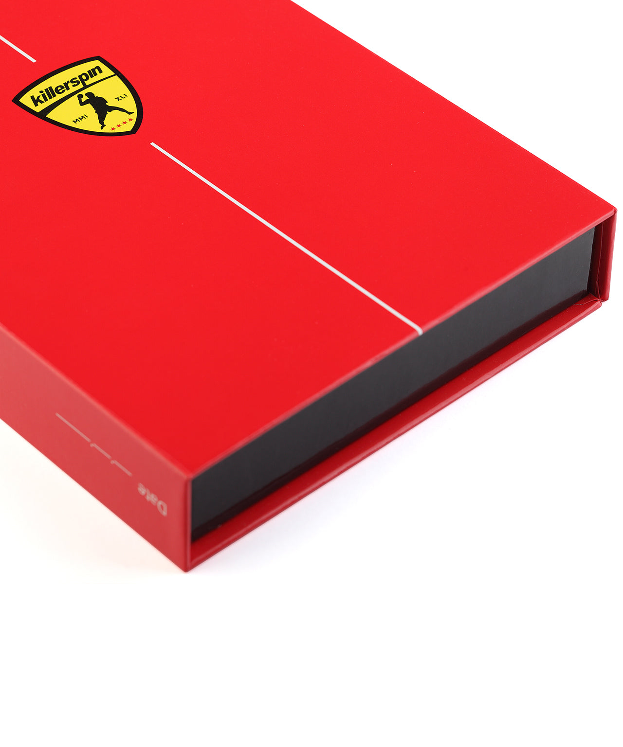 Killerspin Red Memory Book Ping Pong Paddle Box - Logo